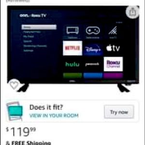 Amazon renewed 24” Smart TV